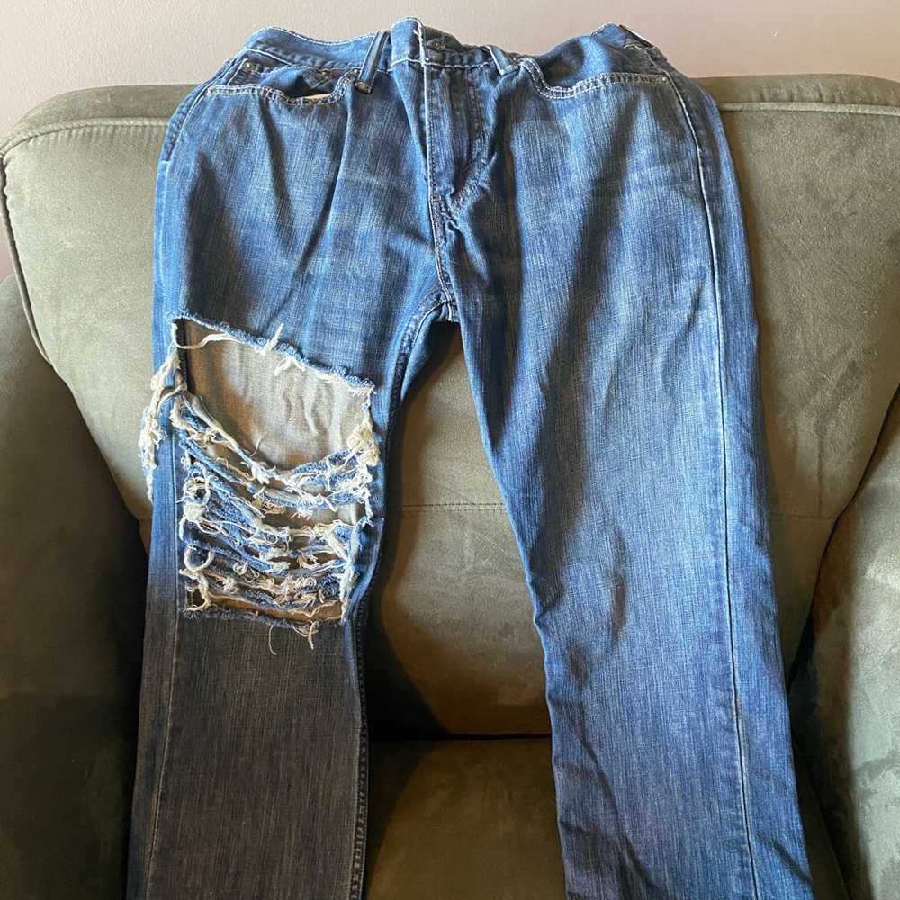 Distressed Jeans